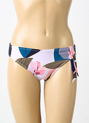 Maudymosi kelnaitės gėlių raštas bikini rožinė LINGADORE moteris