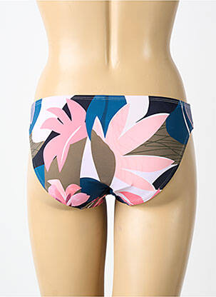 Maudymosi kelnaitės gėlių raštas bikini rožinė LINGADORE moteris