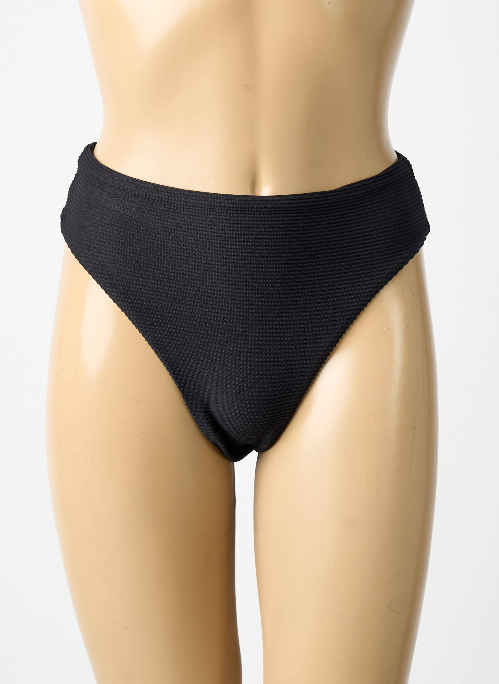 Maudymosi kelnaitės satino audinys bikini juodas SEAFOLLY moteris