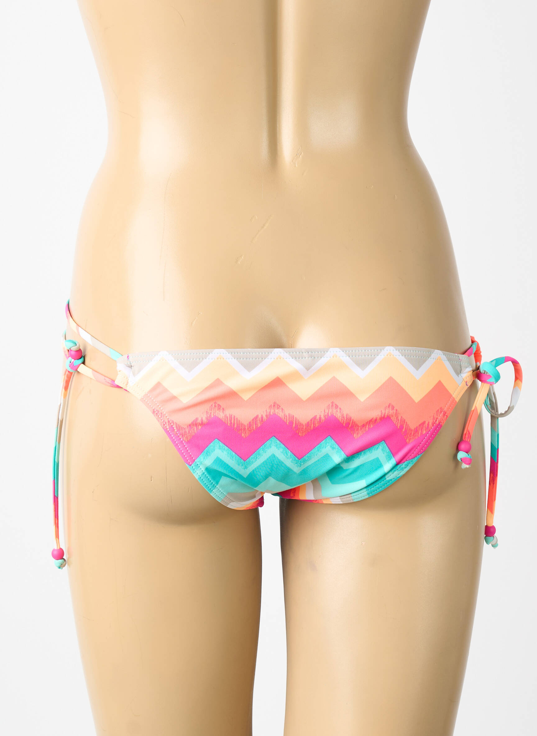 Maudymosi kelnaitės satino audinys bikini mėlyna SEAFOLLY moteris