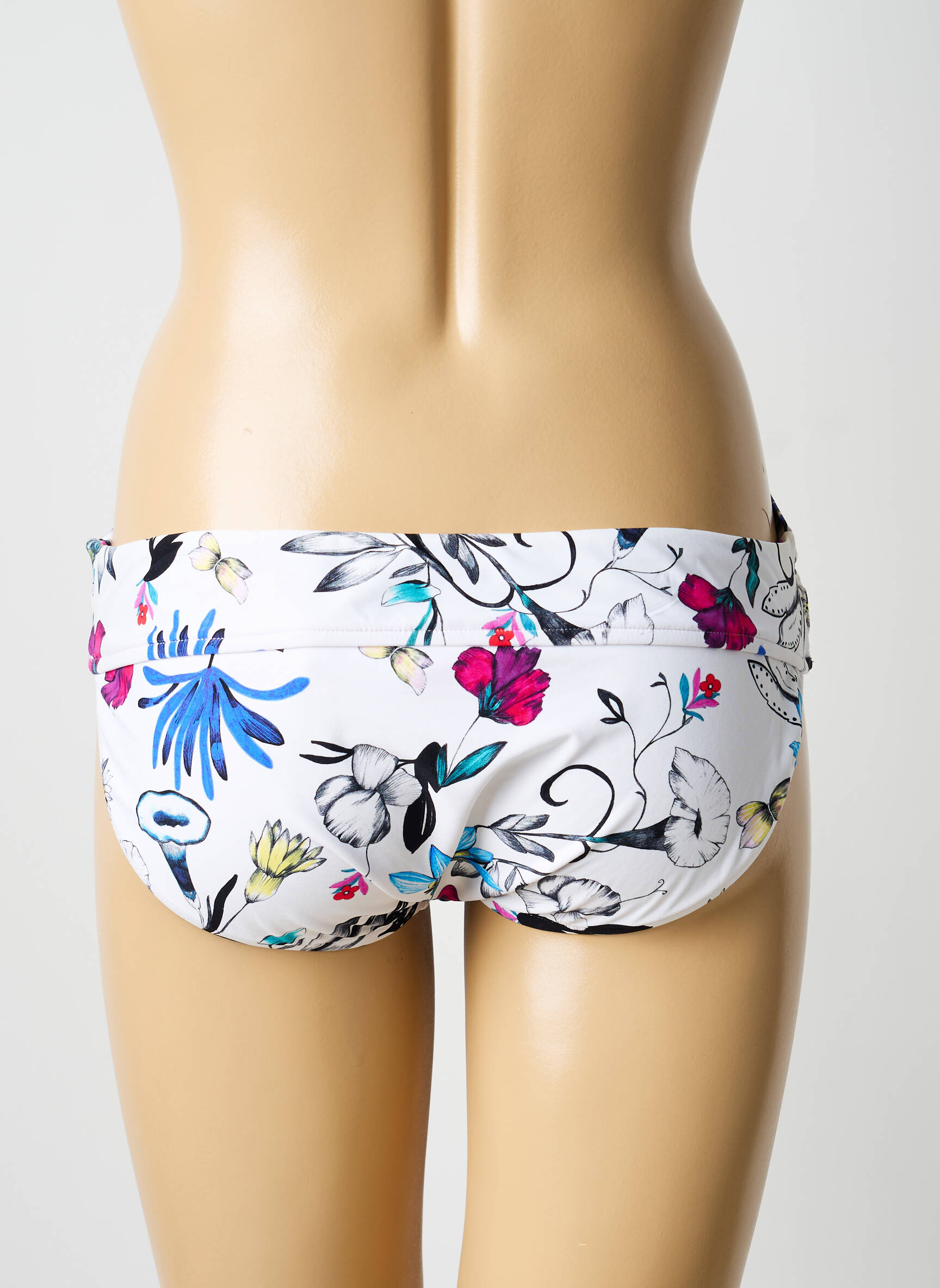 Maudymosi kelnaitės fantazijos raštas kelnaitės baltas SEAFOLLY moteris