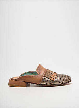 Mule/sabotai odinė išorinė padas plokščias kulnas iki 3 cm rudas FELMINI moteris
