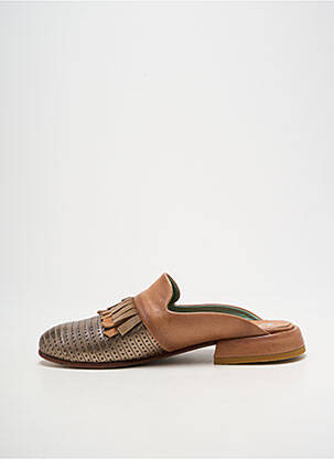 Mule/sabotai odinė išorinė padas plokščias kulnas iki 3 cm rudas FELMINI moteris