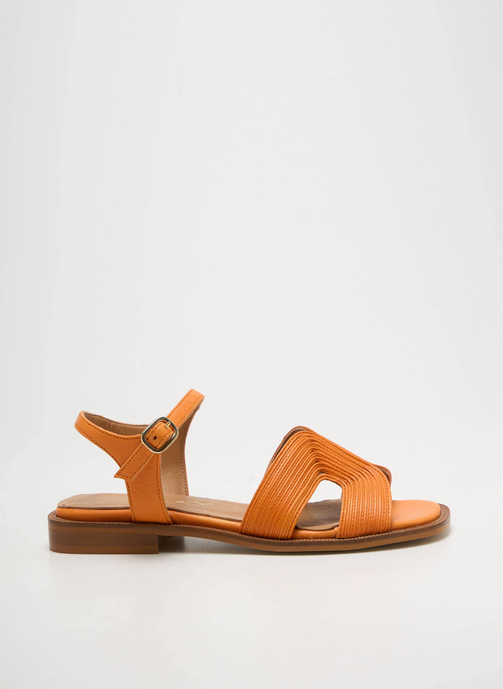 Sandalai/nu pėdos chiquet plokščias kulnas iki 3 cm oranžinė JHAY moteris