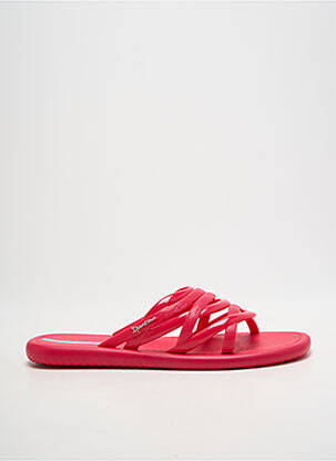 Mule/sabotai atvira pabaiga plokščias kulnas iki 3 cm rožinė IPANEMA moteris