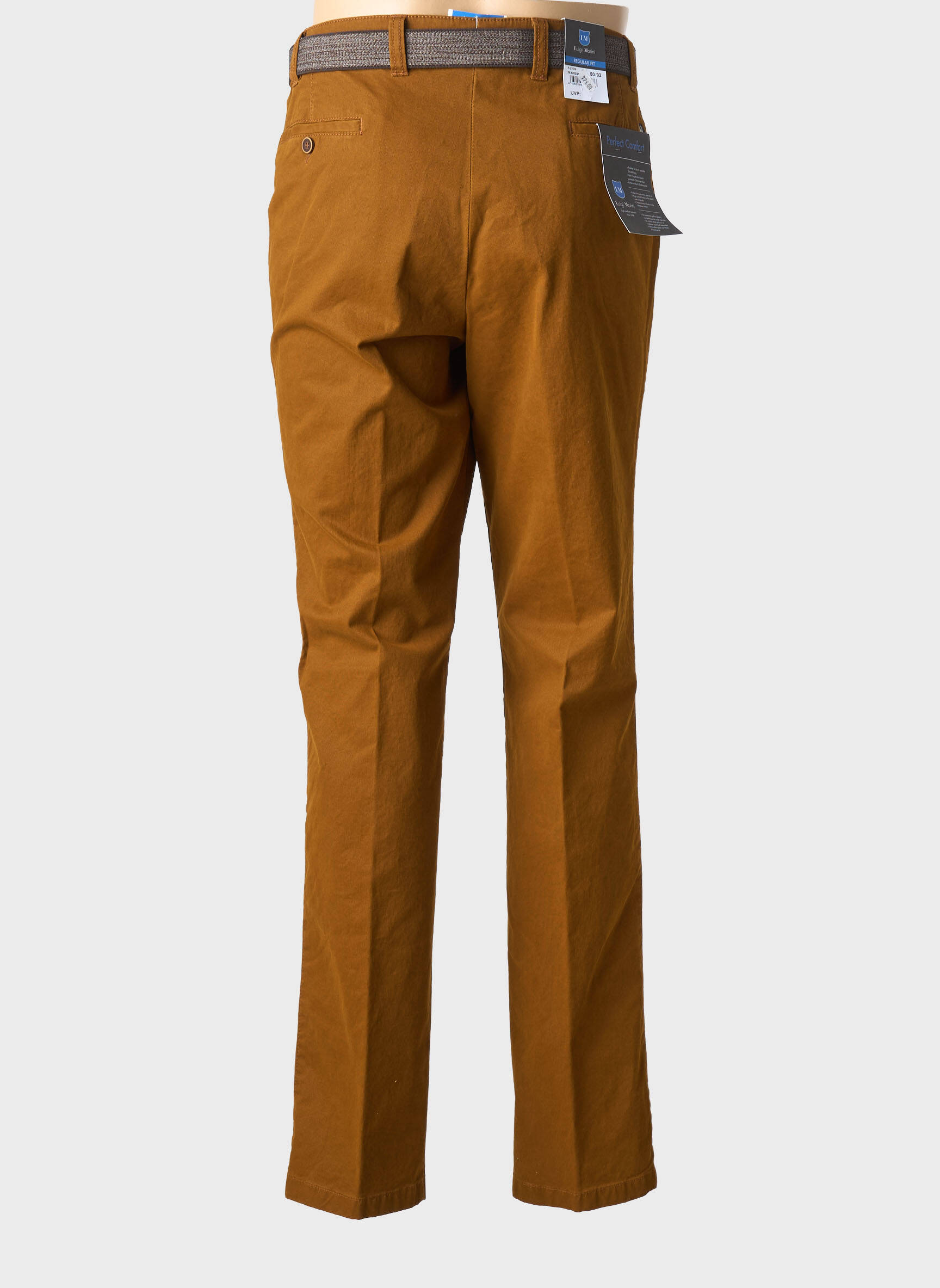 Chino kelnė tamprumas normala dydis geltona LUIGI MORINI vyras
