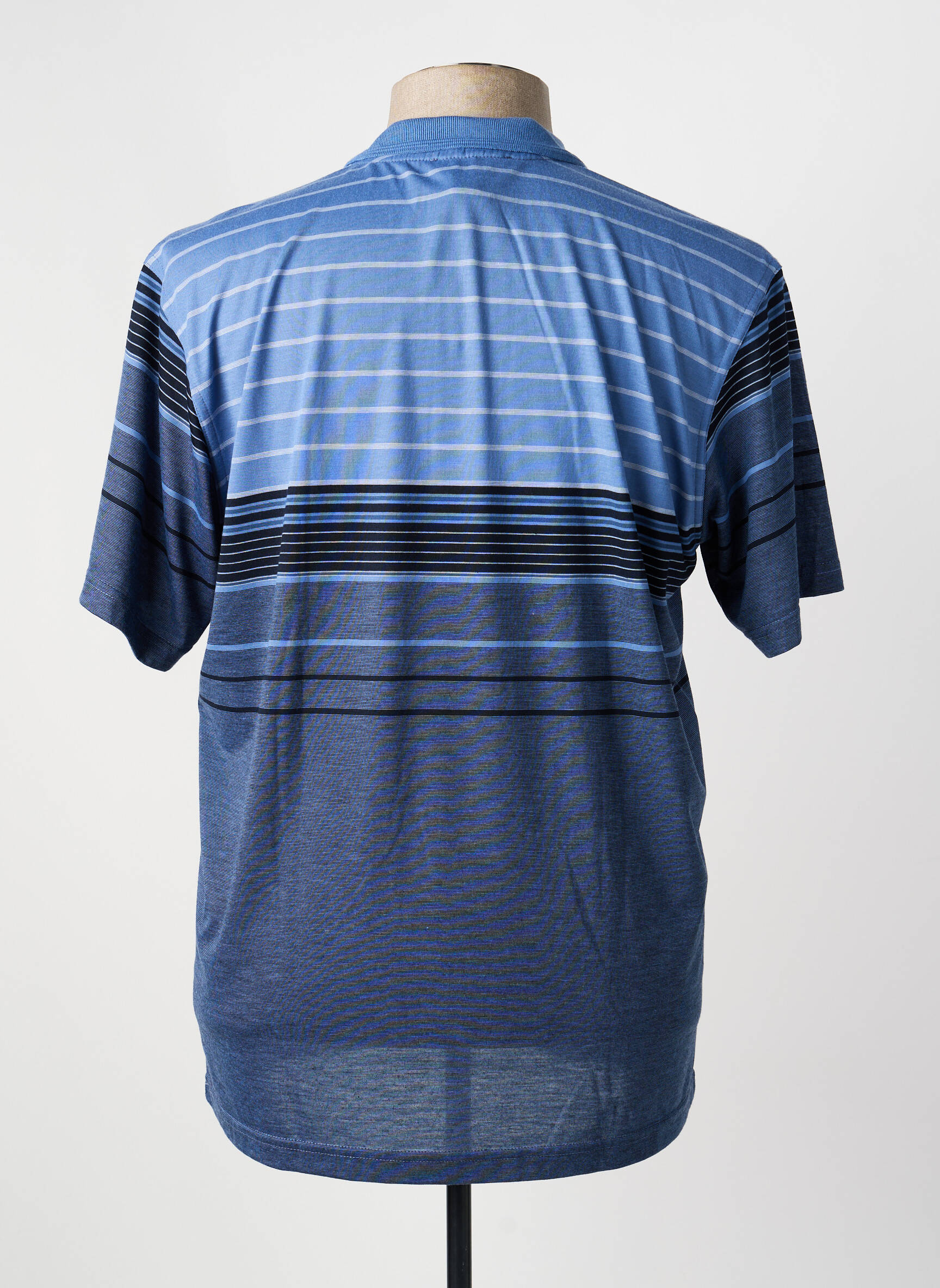 Polo jersey audinys trumpas rankovės mėlyna CAP 10 TEN vyras