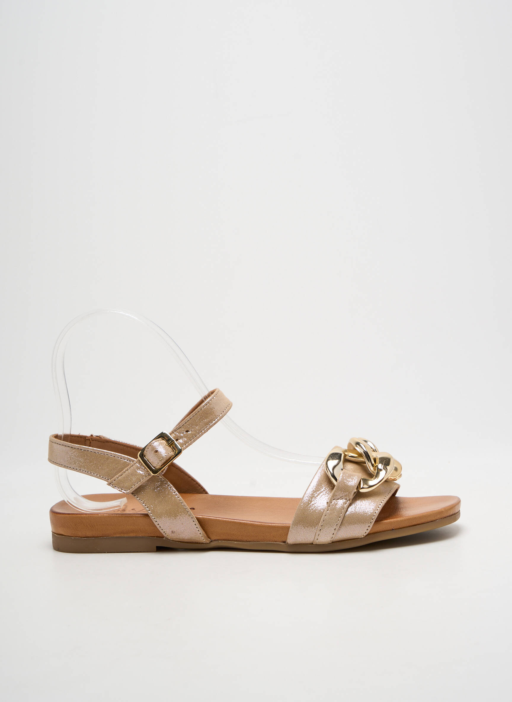 Sandalai/nu pėdos chiquet plokščias kulnas iki 3 cm bežinis COCO ET ABRICOT moteris