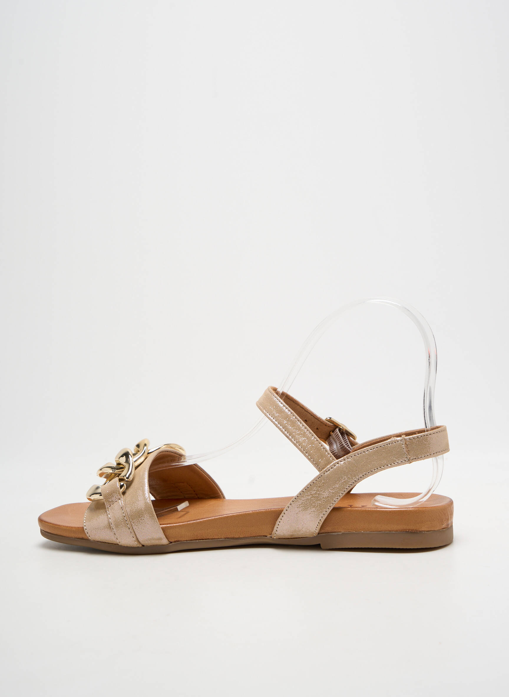 Sandalai/nu pėdos chiquet plokščias kulnas iki 3 cm bežinis COCO ET ABRICOT moteris
