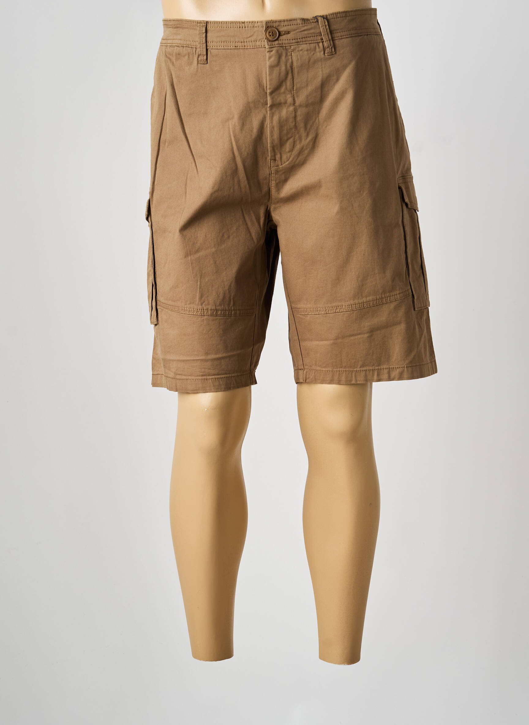 Bermudas tiesi kirpimas rudas SOLID vyras