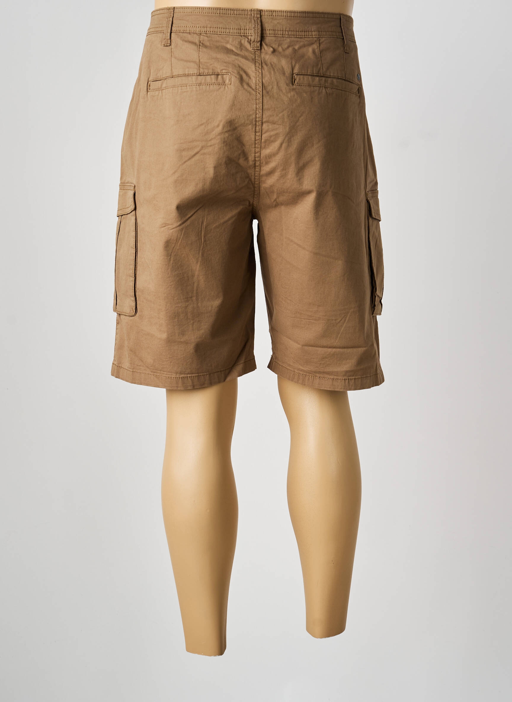 Bermudas tiesi kirpimas rudas SOLID vyras