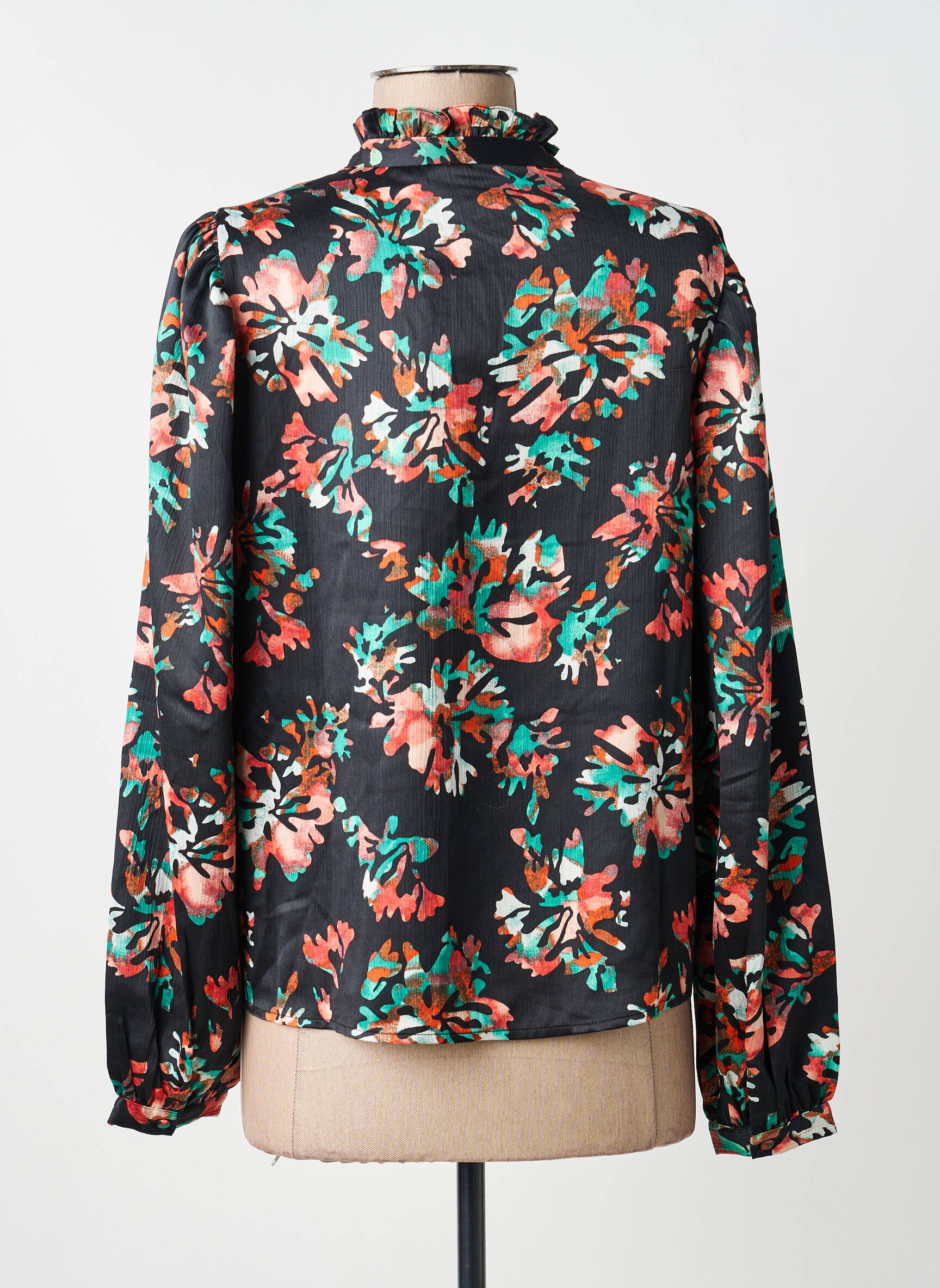 Bluzonai fantazijos raštas ilgos rankovės juodas VERO MODA moteris
