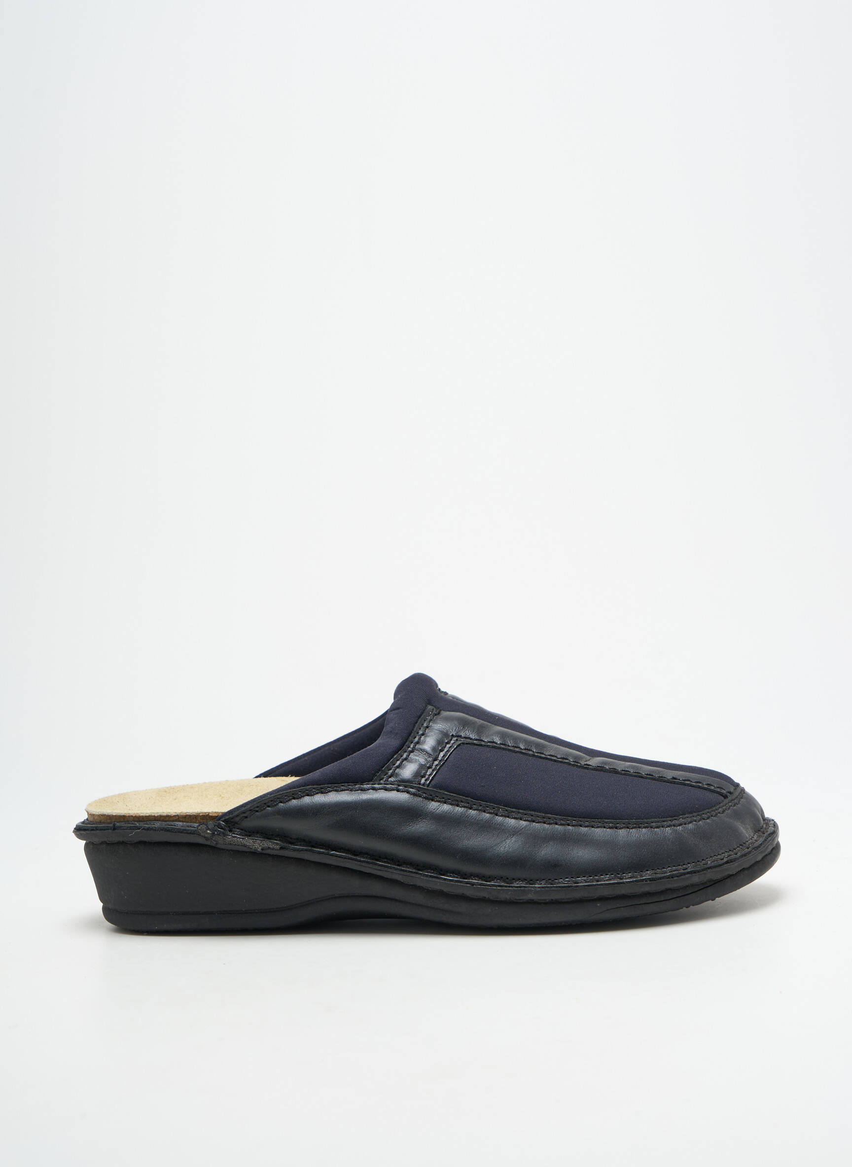 Mule/sabotai satino audinys kulnas nuo 4 iki 6 cm mėlyna LA PLUME moteris