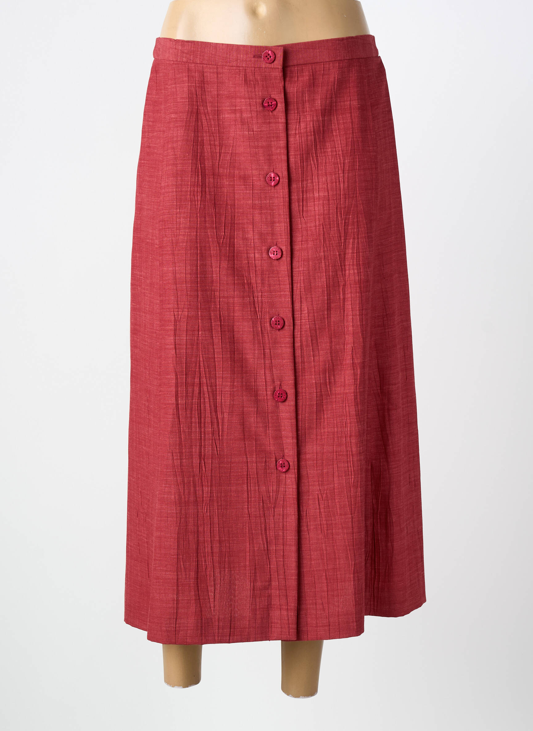 Ilgas sijonas tiesi kirpimas raudona PIER BÉ moteris