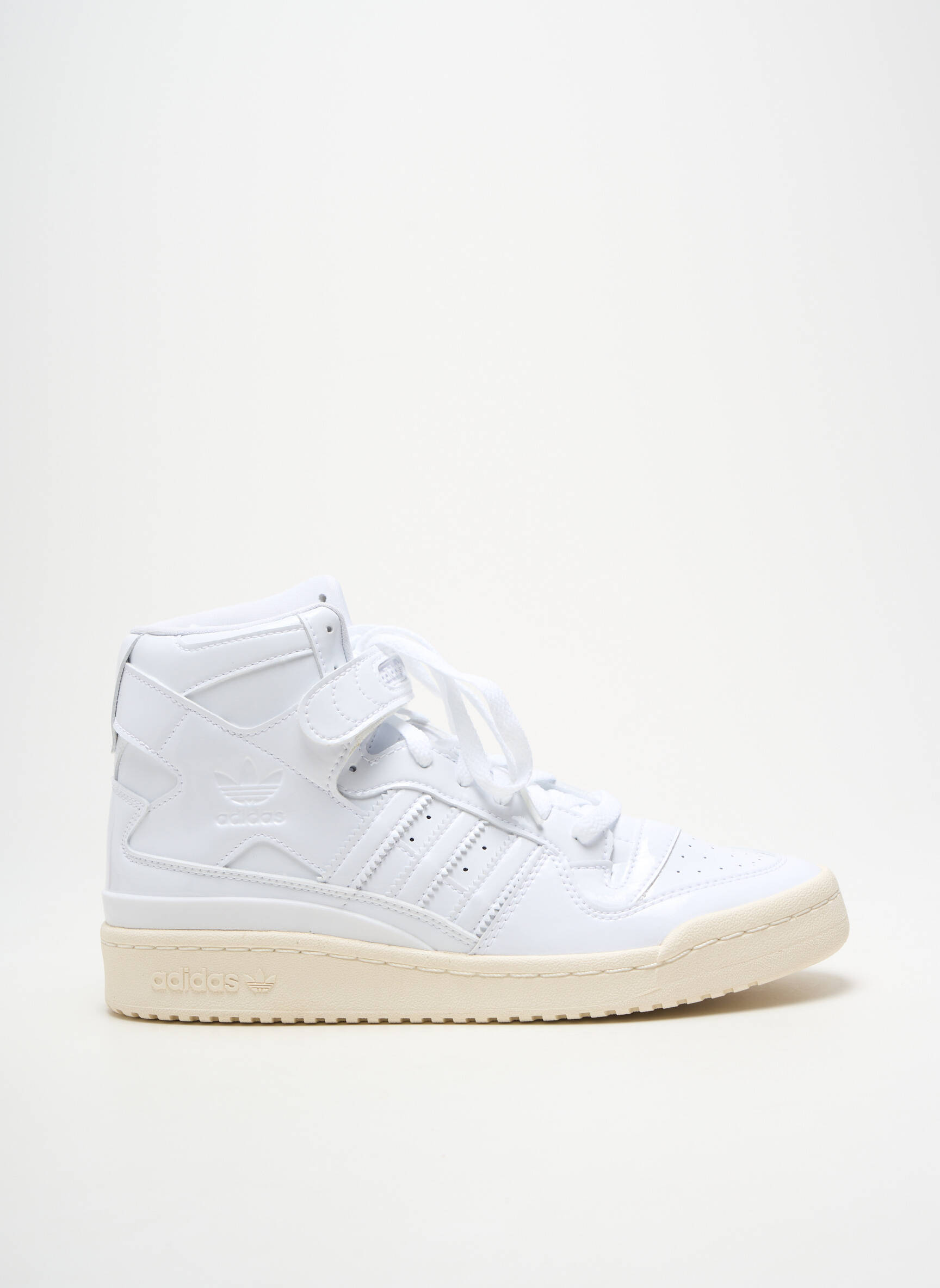 Bėgimo bateliai lygus medžiaga plokščias kulnas iki 3 cm baltas ADIDAS moteris