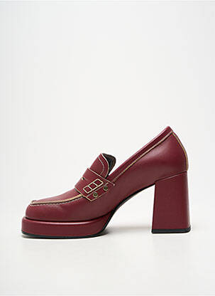 Mokasīnai amortizuojančios pado tipas kulnas nuo 7 iki 9 cm violetinis JANET & JANET moteris