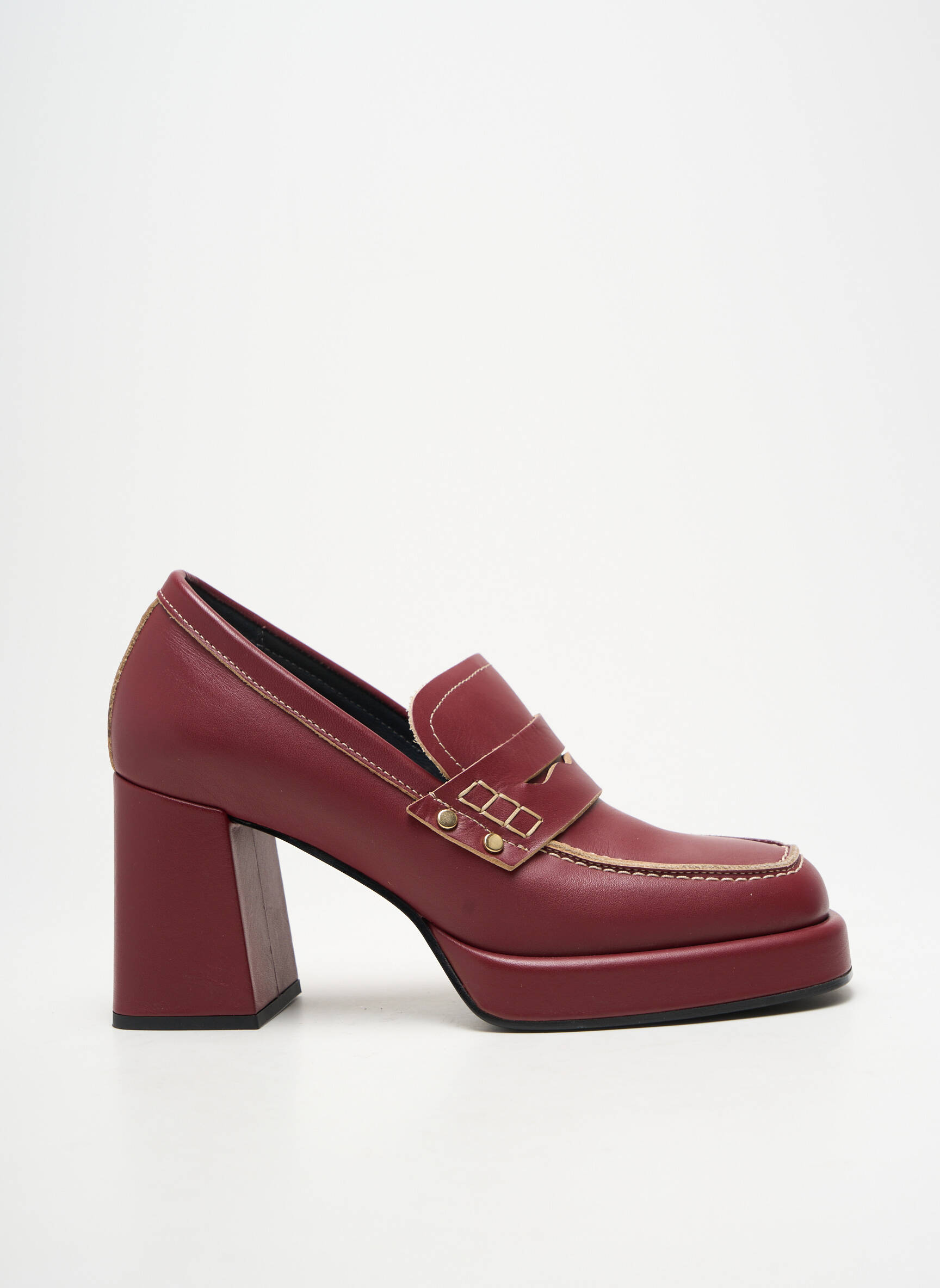 Mokasīnai amortizuojančios pado tipas kulnas nuo 7 iki 9 cm violetinis JANET & JANET moteris