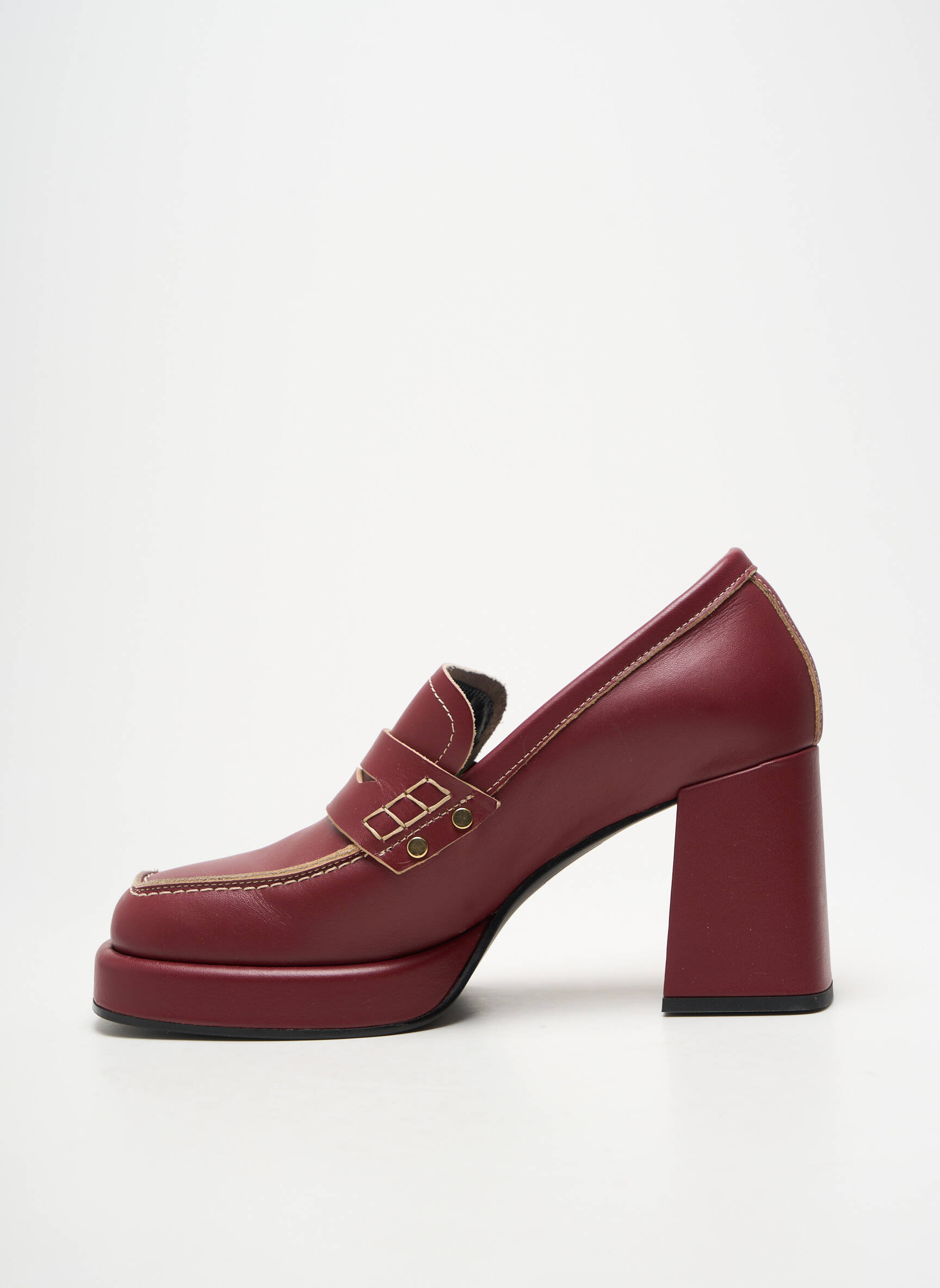 Mokasīnai amortizuojančios pado tipas kulnas nuo 7 iki 9 cm violetinis JANET & JANET moteris