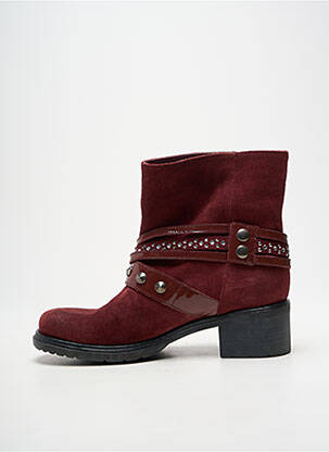 Batai/botai lygus medžiaga kulnas nuo 4 iki 6 cm violetinis JANET SPORT moteris