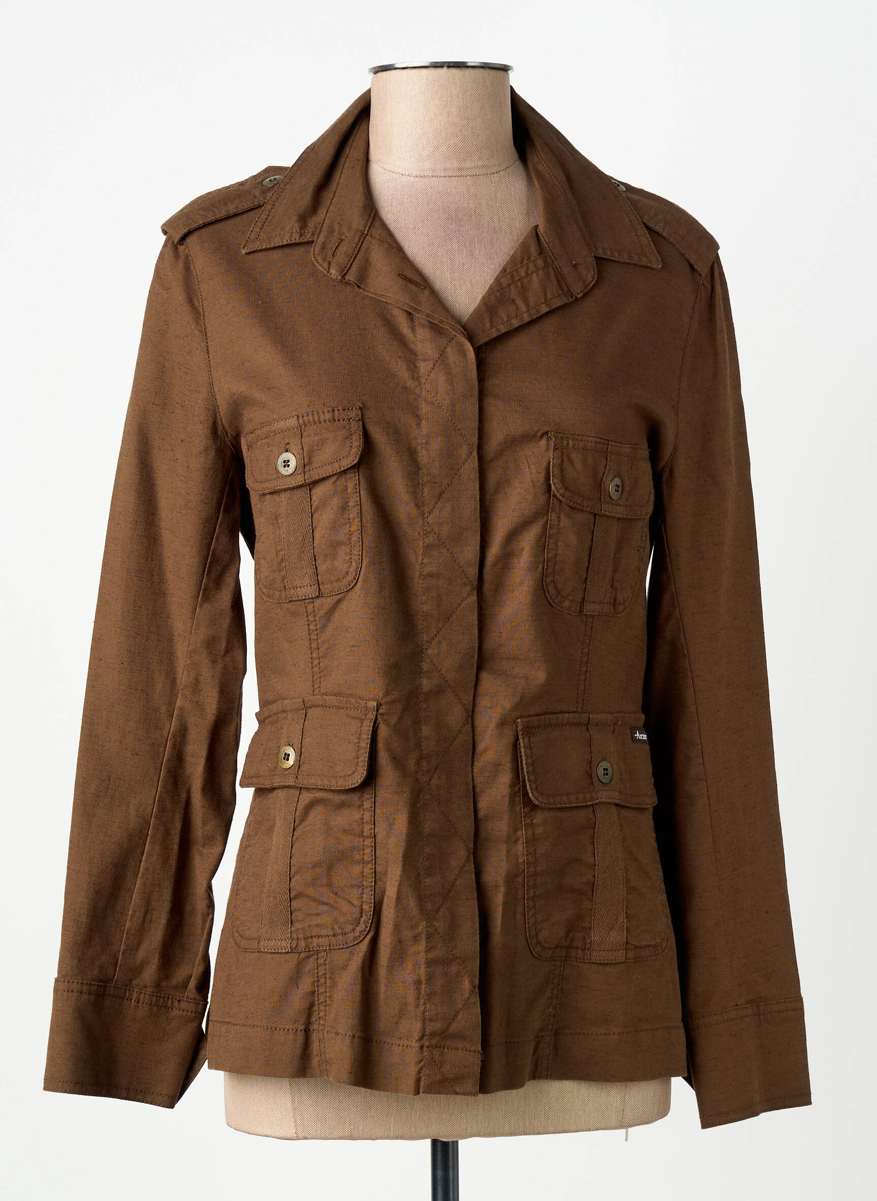 Kasdienis švarkas marškinių apykaklė rudas ARMOR LUX moteris