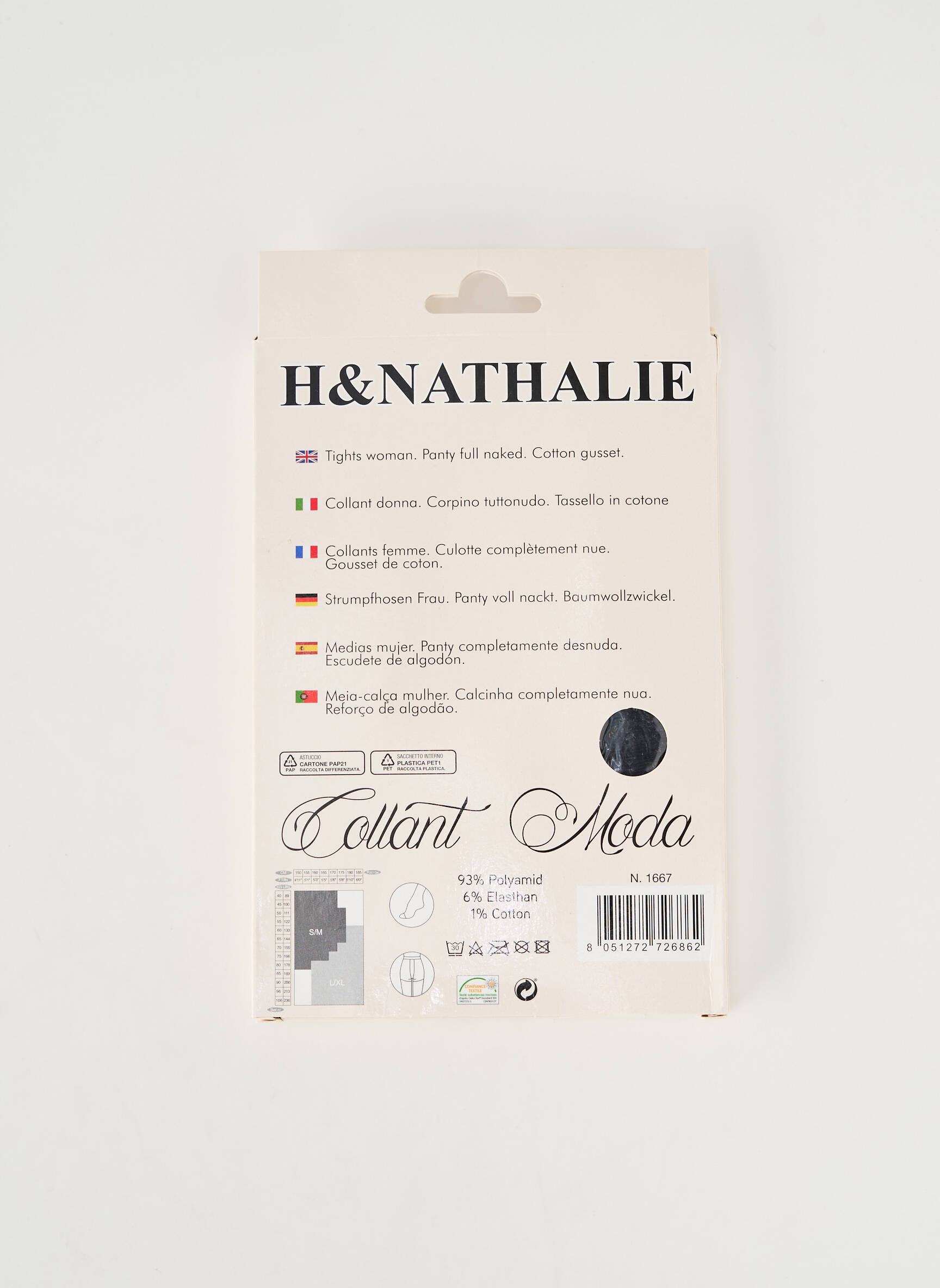 Kojinės taškinis raštas juodas H.NATHALIE moteris