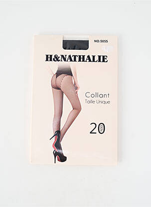 Kojinės tinklinis audinys juodas H.NATHALIE moteris