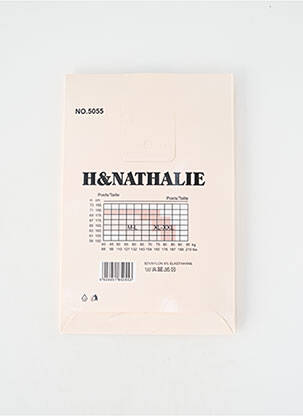 Kojinės tinklinis audinys juodas H.NATHALIE moteris