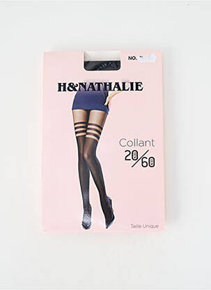 Kojinės tamprumas juodas H.NATHALIE moteris