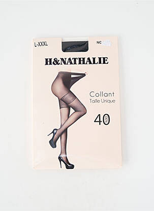 Kojinės tamprumas juodas H.NATHALIE moteris