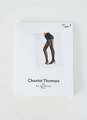Kojinės fantazijos raštas juodas CHANTAL THOMASS moteris