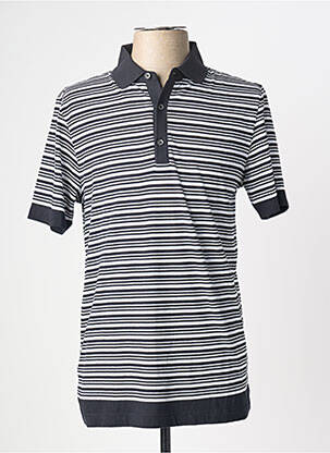 Polo juostelės raštas trumpas rankovės juodas PIERRE CARDIN vyras