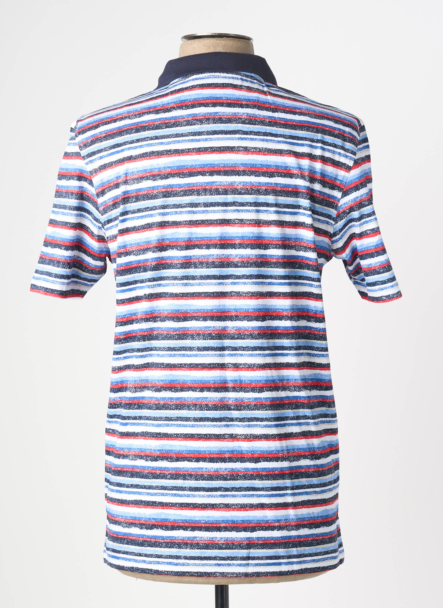 Polo jersey audinys trumpas rankovės mėlyna MARVELIS vyras
