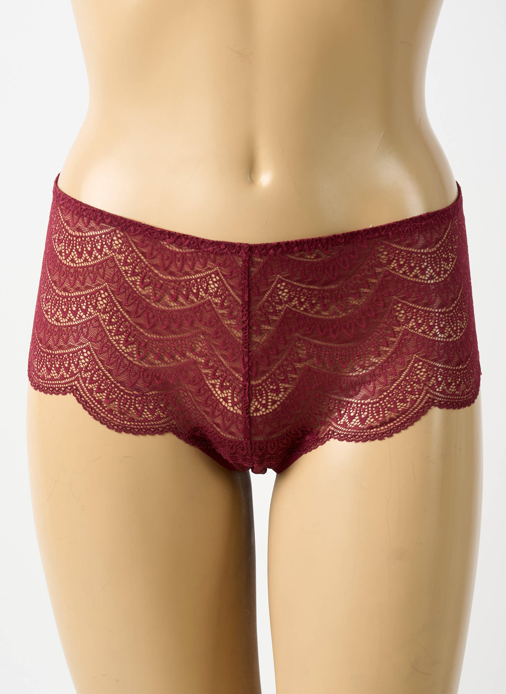 Šortukas nėrinių audimas violetinis SIMONE PERELE moteris