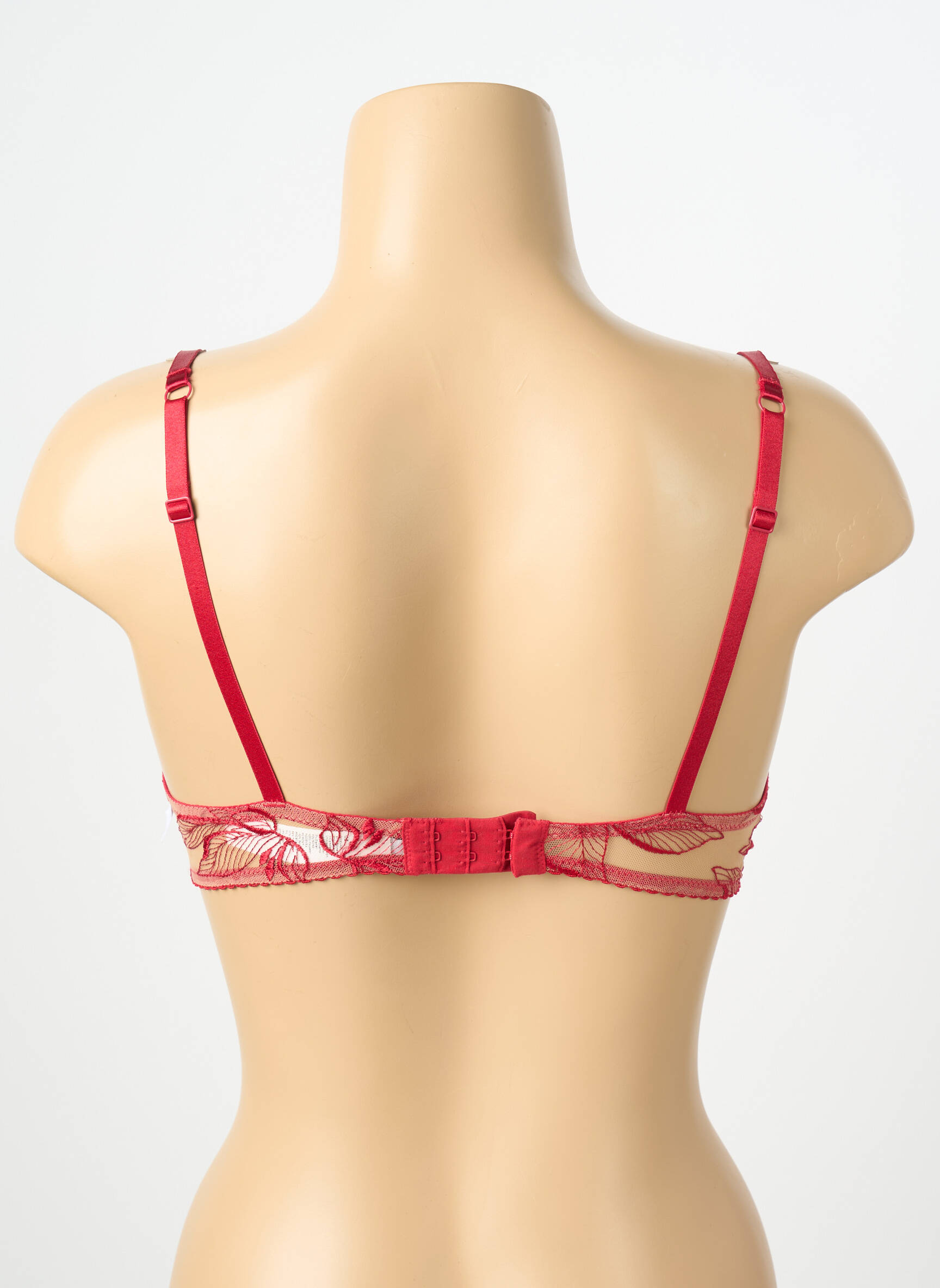 Liemenėlė push-up liemenėlė su aukštu palaikymu push-up liemenėlė su aukštu palaikymu raudona AUBADE moteris