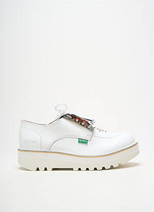 Derbiai apvalus mygtukas kulnas nuo 4 iki 6 cm baltas KICKERS moteris