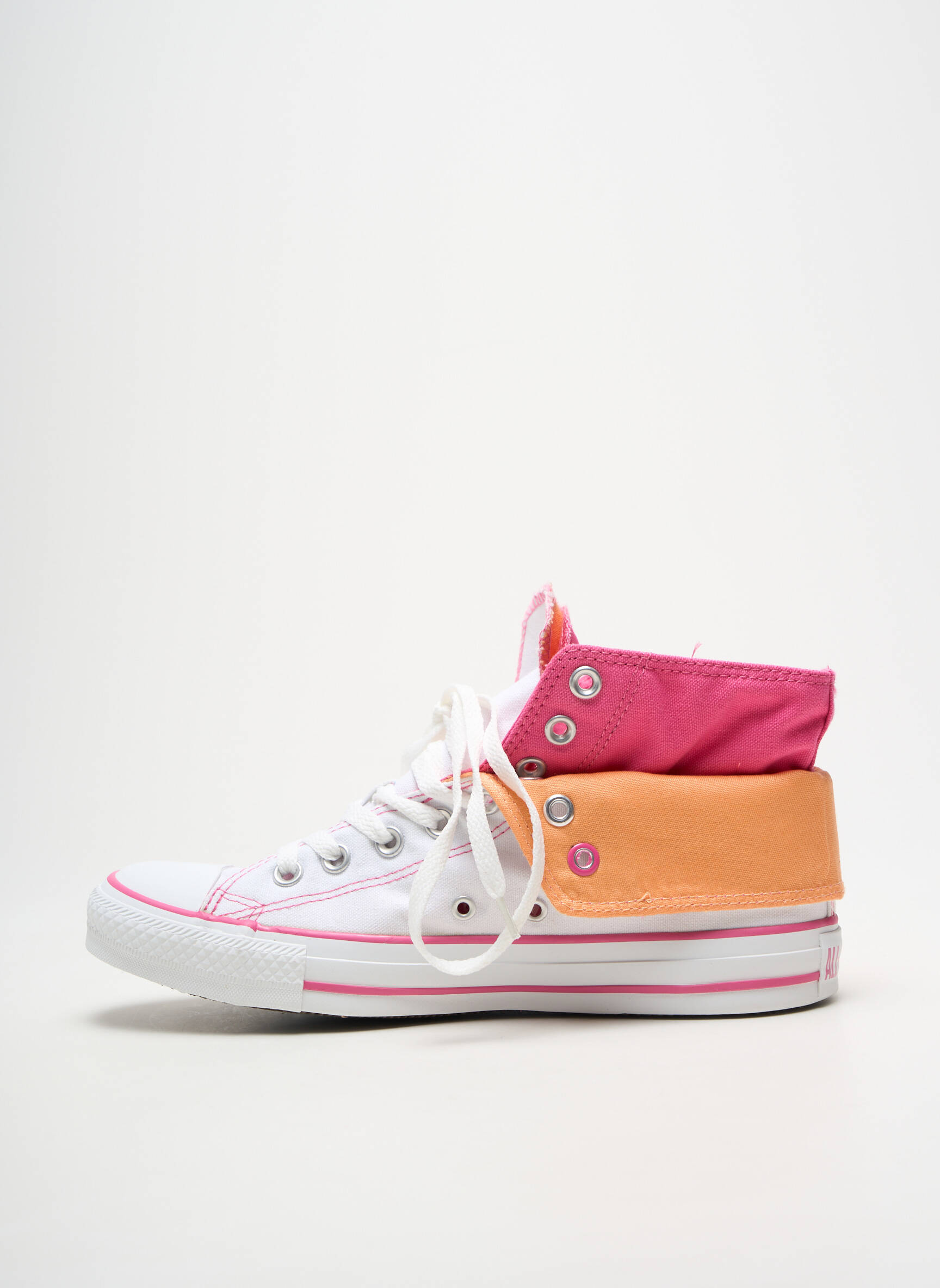 Bėgimo bateliai apvalus mygtukas plokščias kulnas iki 3 cm baltas CONVERSE moteris