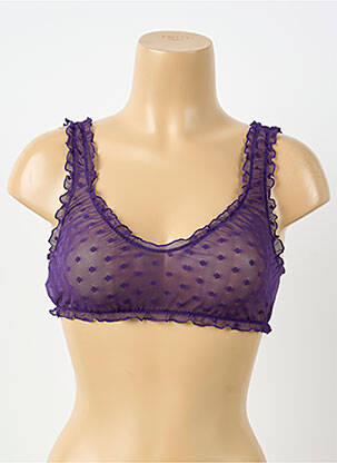 Liemenėlė be rėmo braletės violetinis MARIE JO moteris