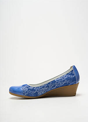 Balerinos lygus medžiaga kulnas nuo 4 iki 6 cm mėlyna PEDI GIRL moteris