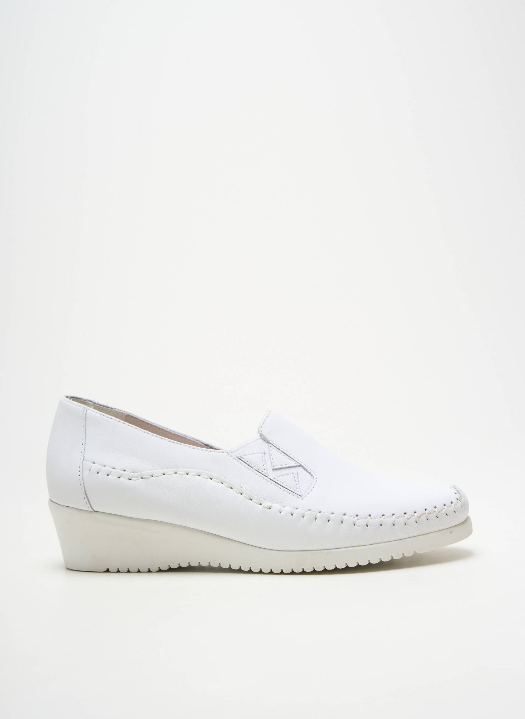 Mokasīnai pado pėdos arkos kulnas nuo 4 iki 6 cm baltas PEDI GIRL moteris