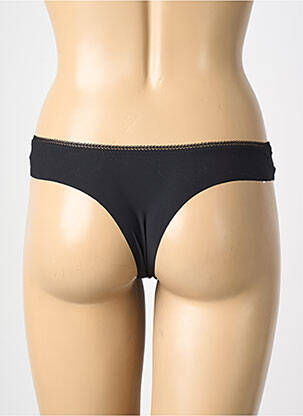 Tanga siuvinėjimas juodas SIMONE PERELE moteris