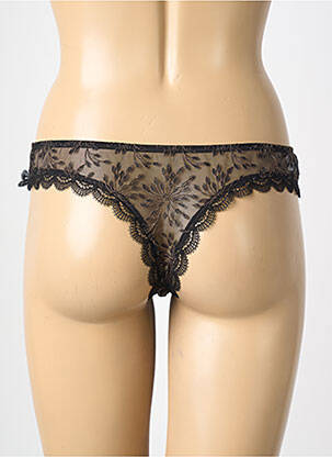Tanga tanga juodas SIMONE PERELE moteris