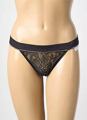 Tanga tamprumas juodas SIMONE PERELE moteris