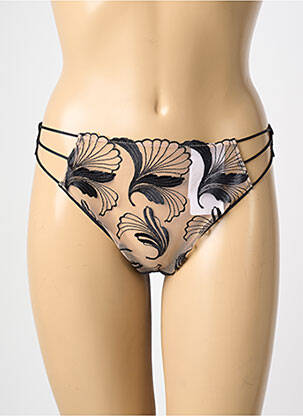 Tanga tulio audimas juodas SIMONE PERELE moteris