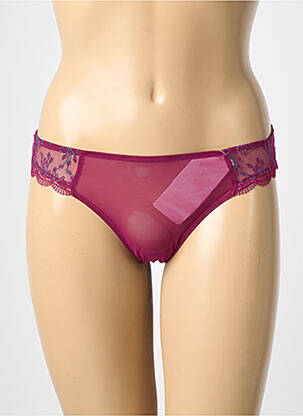 Tanga siuvinėjimas violetinis SIMONE PERELE moteris