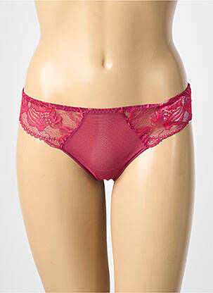 Tanga satino efektas raudona SIMONE PERELE moteris