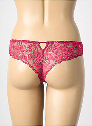 Tanga satino efektas raudona SIMONE PERELE moteris