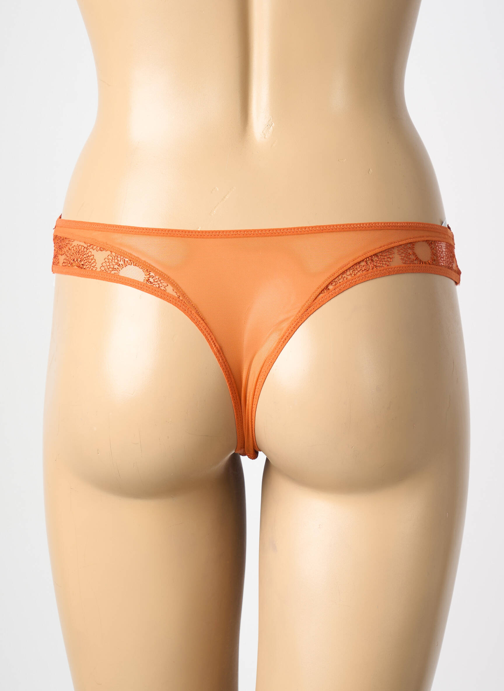 Tanga siuvinėjimas oranžinė SIMONE PERELE moteris