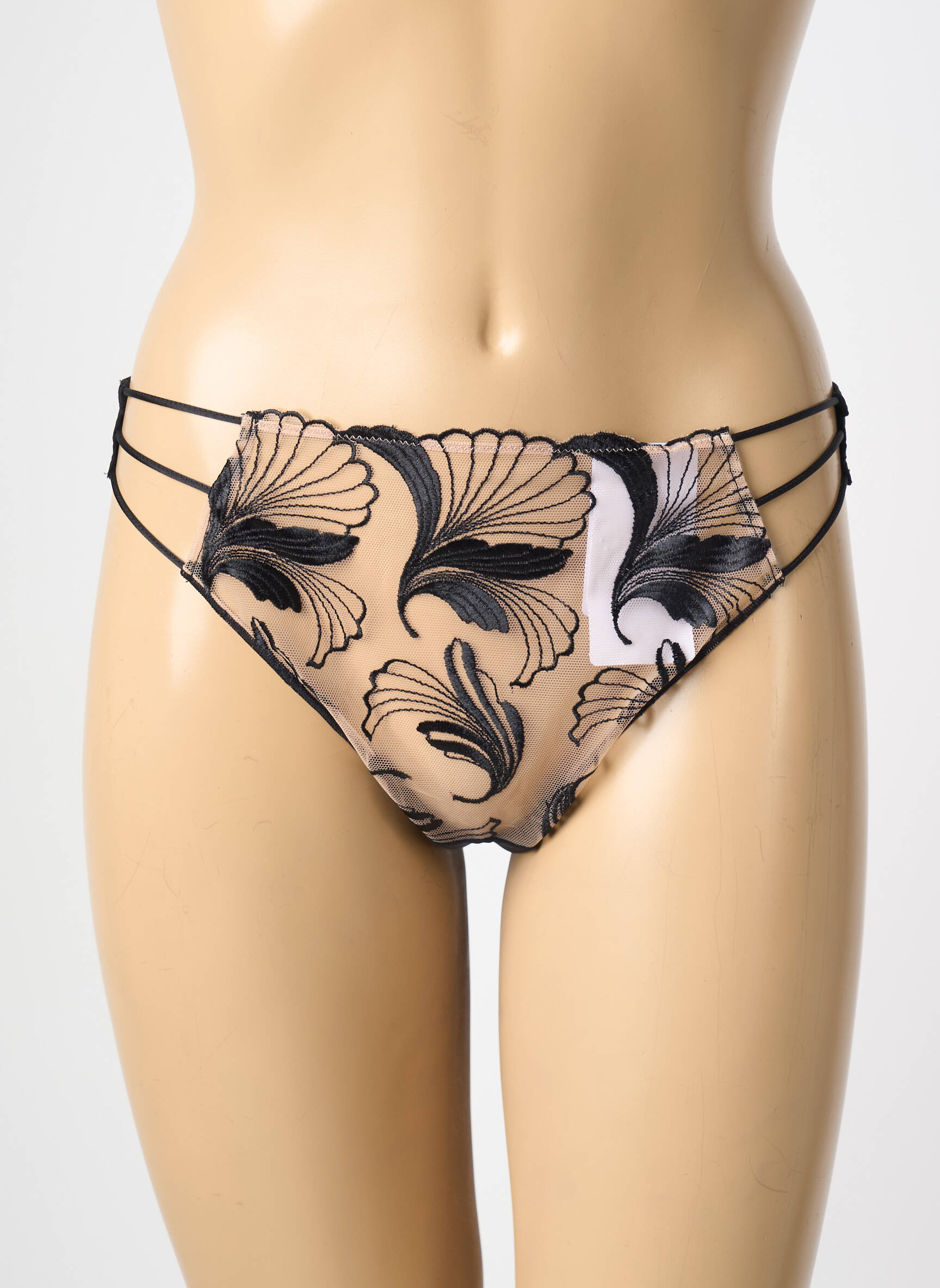 Tanga tulio audimas juodas SIMONE PERELE moteris