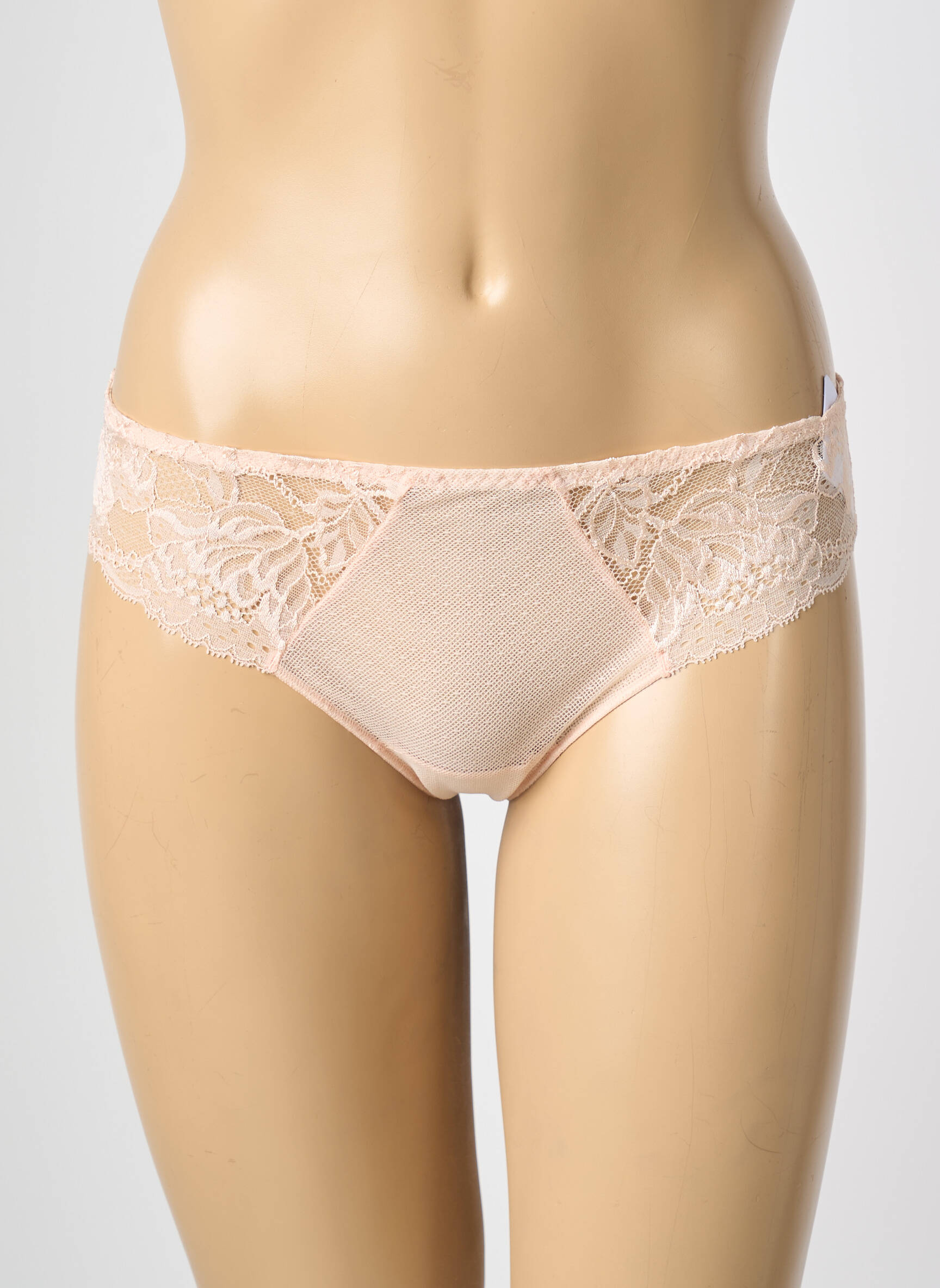 Tanga satino efektas bežinis SIMONE PERELE moteris