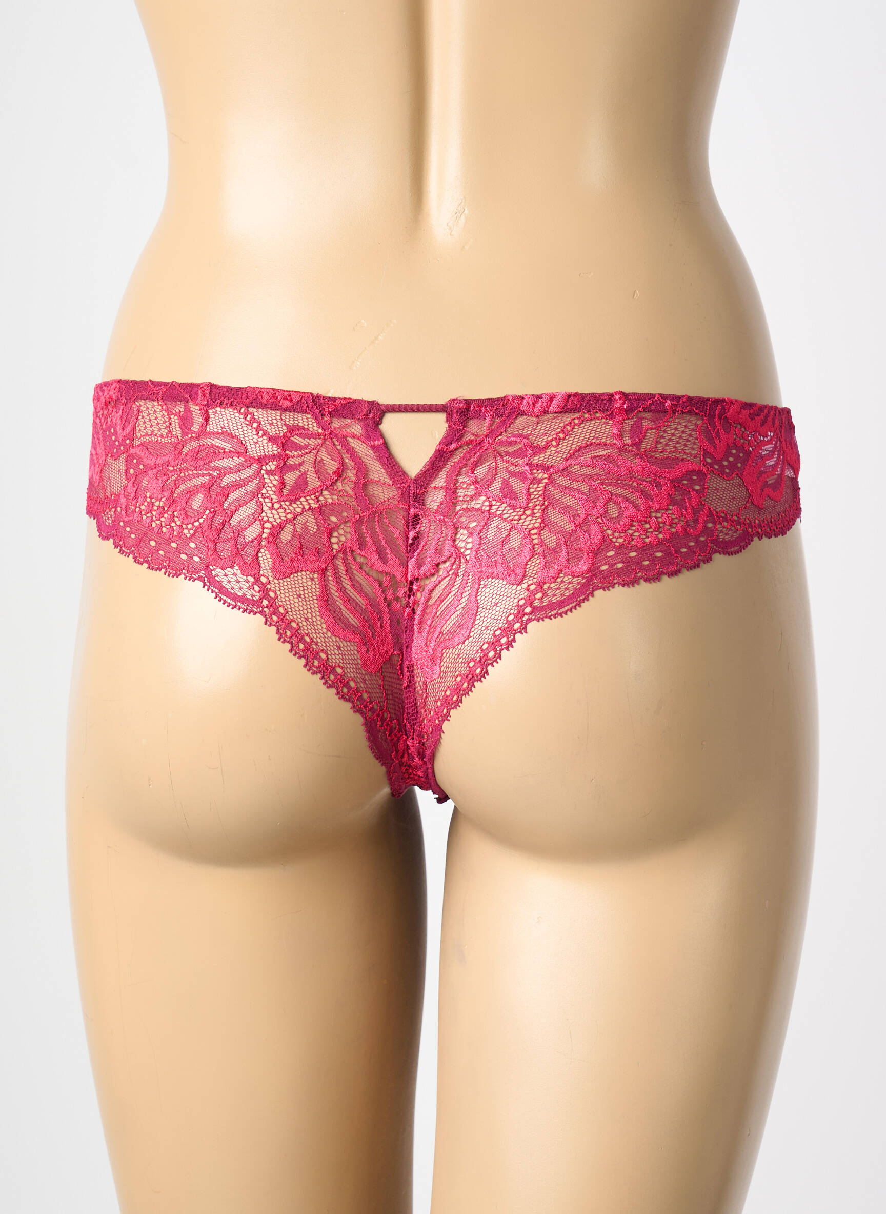 Tanga satino efektas raudona SIMONE PERELE moteris